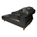 Ver imagem 2 de Recamier Capitonê Chesterfield 1,60cm:CORAN. PRETO