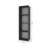 Estante com 04 Nichos Calum:preto - 4