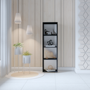 Ver imagem 2 de Estante com 04 Nichos Calum:preto