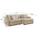 Ver imagem 2 de Sofá Cama Inova 190 Cm Braço 15 Cm Retrátil e Reclinável Meu Sofá Online