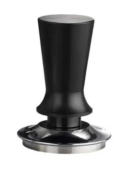 Tamper Barista com Mola Calibrado 58mm Aço Inoxidável Preto - 1