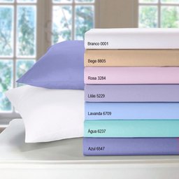 Lençol Avulso - Solteiro - Prata - Sem Elástico - Rosa 3284 - 100% Algodão - 150 Fios - Santista - 2