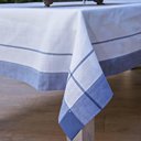 Ver imagem 2 de Toalha de Mesa Quadrada 140x140cm Royal - Catran Branca/azul