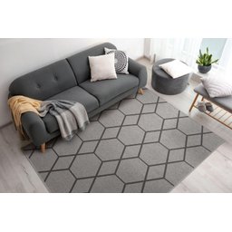 Tapete Funcional Tecido Hexagonal 200X300 Textil Jserrano 52 - 2