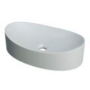Ver imagem 1 de Cuba Pia para Banheiro Oval Canoa 46cm Tânia C08 Cinza - Mpozenato