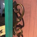 Ver imagem 3 de Lindo Puxador de Ferro Rústico em "S" para Portas de Vidro e Madeira - Verniz