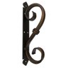 Lindo Puxador de Ferro Rústico em "S" para Portas de Vidro e Madeira - Verniz - 4