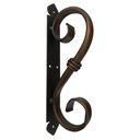 Ver imagem 4 de Lindo Puxador de Ferro Rústico em "S" para Portas de Vidro e Madeira - Verniz