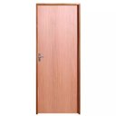 Ver imagem 1 de Porta de Madeira Semi-oca Padrão Curupixá Lisa Bat.11 Cm Eco Fech. Comum Interna 210x92 Lado Direito