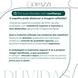 Espelho Grande Oval com Base Reta Corpo Inteiro 150 X 60 Cm com Suporte de Chão - 8