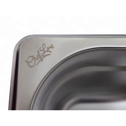 Kit 3 Cubas Gastronômica Inox Gn 1/6 100mm sem Alça Prateada - 7