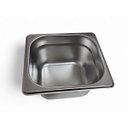 Ver imagem 4 de Kit 3 Cubas Gastronômica Inox Gn 1/6 100mm sem Alça Prateada