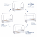 Ver imagem 4 de Cama Infantil Montessoriana Gavetões Branco