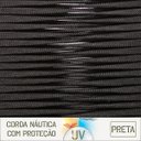 Ver imagem 6 de Cadeira de Jantar Milão Aluminio e Croche Náutico 6 Unidades - Preta