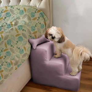 Escada Pet para Cães e Gatos Teddy 3 Degraus Rose
