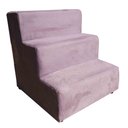 Ver imagem 3 de Escada Pet para Cães e Gatos Teddy 3 Degraus Rose