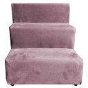 Ver imagem 2 de Escada Pet para Cães e Gatos Teddy 3 Degraus Rose