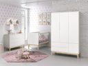 Ver imagem 1 de Quarto De Bebê Completo Berço Guarda Roupa e Cômoda - Classic New