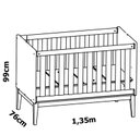 Ver imagem 3 de Quarto De Bebê Completo Berço Guarda Roupa e Cômoda - Classic New
