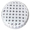 Puff Bahamas Colmeia - Decoração, Jardim, Banco, Seat Garden, Área - Branco - 2