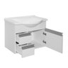 Gabinete de Banheiro com Espelheira Kit Boa Vista 60cm Branco - 3