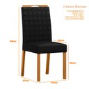 Ver imagem 2 de Cadeira para Mesa de Jantar Mariana Kit 2 Peças Ype Veludo Preto – New Ceval