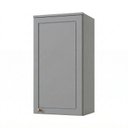 Ver imagem 2 de Armário Aéreo para Cozinha 1 Porta 40cm Americana Cinza Crystal