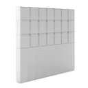 Ver imagem 1 de Cabeceira Estofada King 195 Cm Turmalina Corino Branco