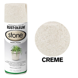 Tinta Spray Efeito Pedra Stone Cor Creme Rust Oleum - 2