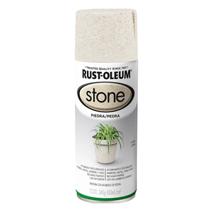 Tinta Spray Efeito Pedra Stone Cor Creme Rust Oleum