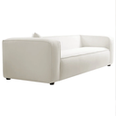 Ver imagem 3 de Sofá Cecília Orgânico 2 Lugares 160cm Sala de Estar Bouclé Branco - Incasa Decor