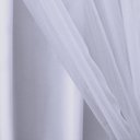 Ver imagem 2 de Cortina Voil Trabalhado Paris Forró Microfibra 10,00x2,20 Branco