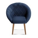 Ver imagem 3 de Kit C/02 Poltrona Decorativa Emilia Azul