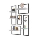 Ver imagem 1 de Conjunto 7 Prateleiras Industrial Branco - Pleno
