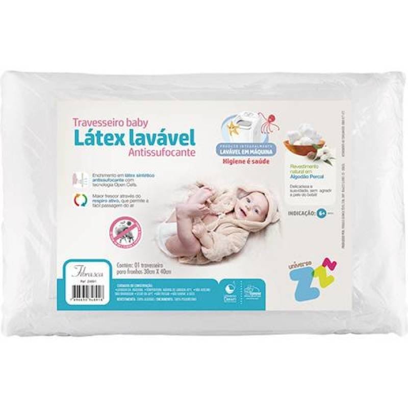Travesseiro Látex Lavavel Baby Antissufocante - 3