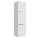 Ver imagem 1 de Paneleiro Madesa Lux 60 cm 3 Portas Branco/Branco Veludo