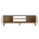 Ver imagem 4 de Rack Bancada para Tv 75 Polegadas 180 Cm 4525 Carvalho Off White Arly