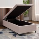 Ver imagem 2 de Base Cama Box Baú Solteiro para Colchão 88x188cm Multimóveis Cr35237 Bege