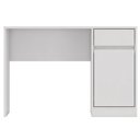 Ver imagem 3 de Mesa Para Computador Escrivaninha Office 1 Porta 1Gaveta Morada D02 Branco - Mpozenato