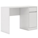 Ver imagem 2 de Mesa Para Computador Escrivaninha Office 1 Porta 1Gaveta Morada D02 Branco - Mpozenato