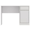 Ver imagem 3 de Mesa Para Computador Escrivaninha Office 1 Porta 1Gaveta Morada D02 Branco - Mpozenato