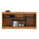 Ver imagem 3 de Rack Bancada Yara com Mesa de Centro Jeri Noce Milano Preto Acetinado - Colibri