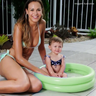 Piscina Banheira Infantil Bebê Inflável Redonda 28 Litros - 8