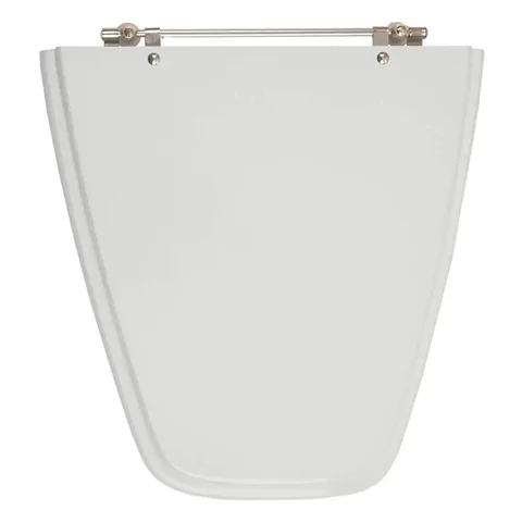 Assento Sanitario Poliester Plaza Sterling Silver para vaso Ideal Standard