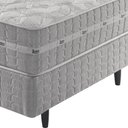 Ver imagem 2 de Conjunto Cama Box Solteiro Molas Ensacadas Alabama 88x188x61cm