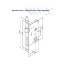 Ver imagem 2 de Fechadura Icaro Externa Roseta Redonda Antique Brass 40mm Ros22 (40x53 Reta) Soprano