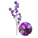 Ver imagem 3 de Kit de 12 Flores Sakura Lilás Artificial Realista para Festa Casamento e Eventos