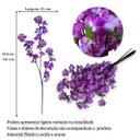 Ver imagem 2 de Kit de 12 Flores Sakura Lilás Artificial Realista para Festa Casamento e Eventos