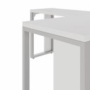 Ver imagem 7 de Mesa Escritório em L 120 cm X 150 cm Design Industrial F5 Office Cor:Cinza