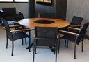 Ver imagem 5 de Jogo de Mesa Jantar 1,50m Zurick Madeira Pétalas 6 Cadeiras Amélia